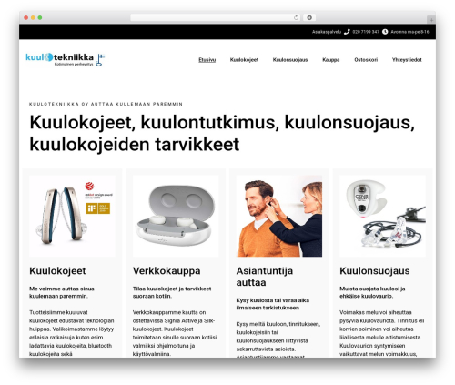 Elson theme WordPress - kuulotekniikka.com