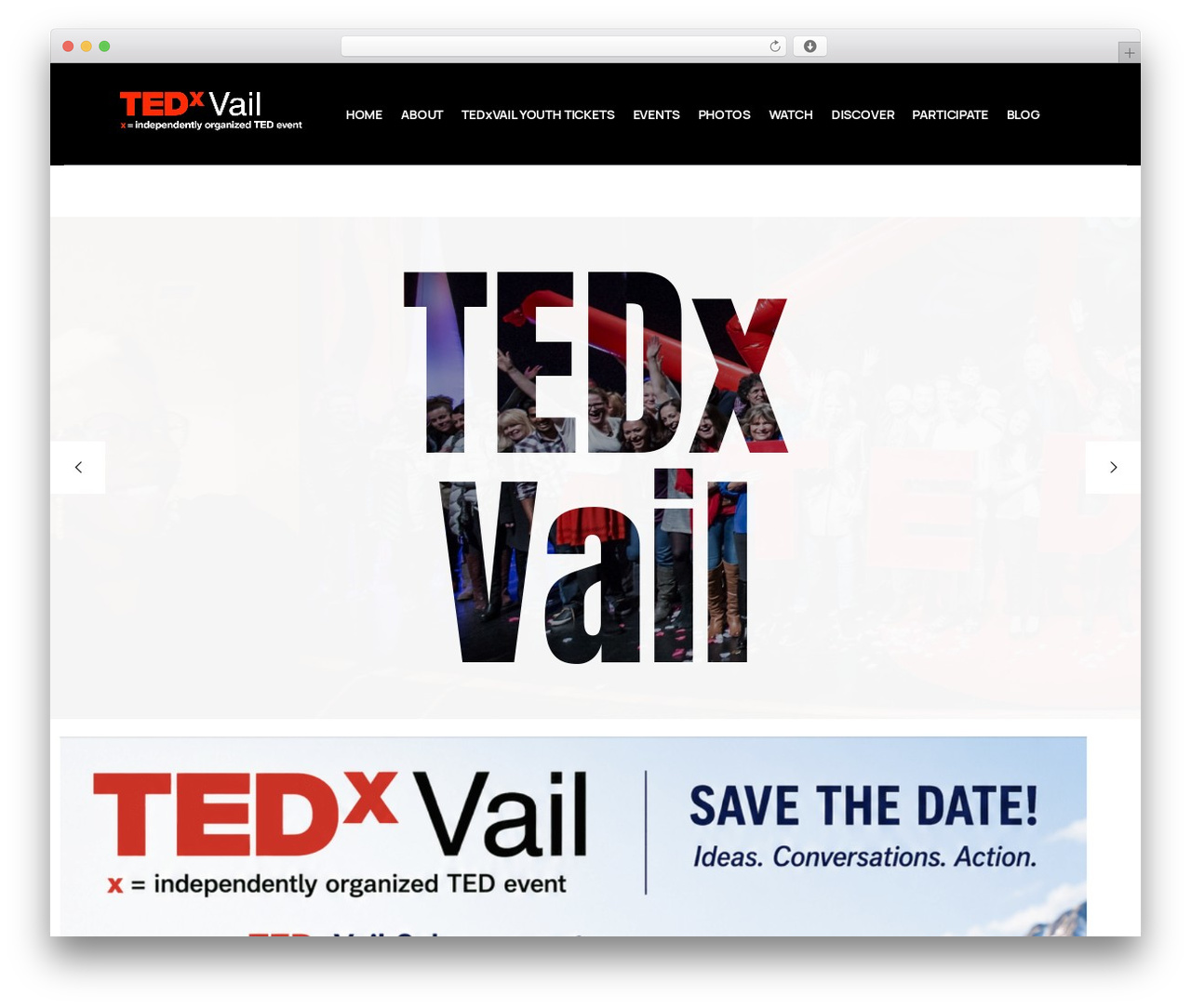 Essentials WordPress theme design - tedxvail.com Essentials WordPress theme design - tedxvail.com