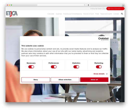 Etjca WordPress theme - etjca.it