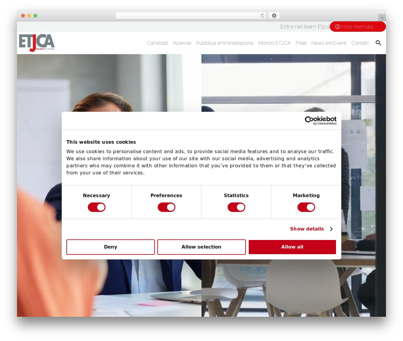 Etjca WordPress theme - etjca.it