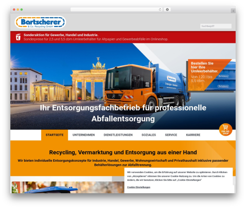 Flynt WordPress theme - bartscherer-recycling.de