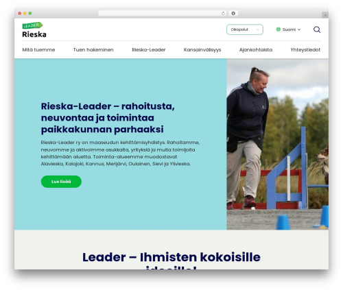 Höyrymoottori best WordPress theme - rieskaleader.fi