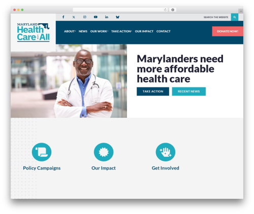 idence top WordPress theme - healthcareforall.com