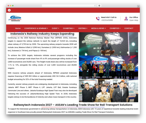 Portfolio gallery WordPress plugin - railwaytech-indonesia.com