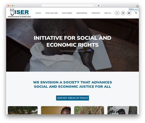ISER WordPress theme - iser-uganda.org