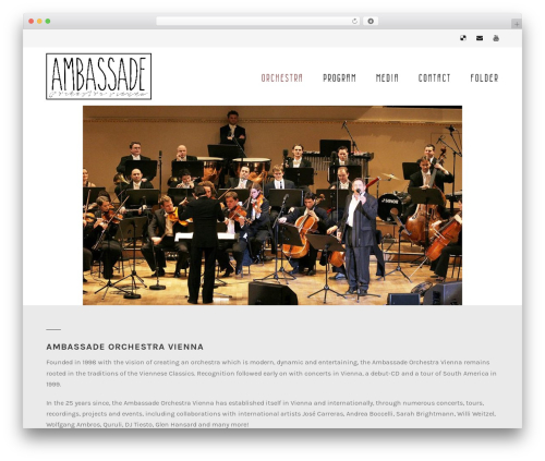 Kleanity WordPress theme - ambassade-orchester.com