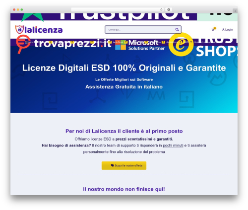 Mayosis WP theme - lalicenza.it