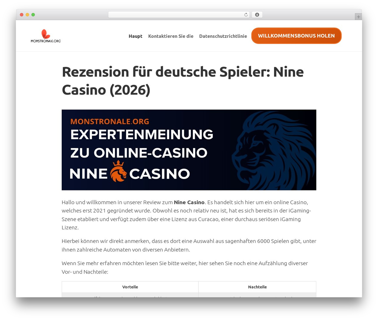 Minimer WordPress theme - monstronale.org