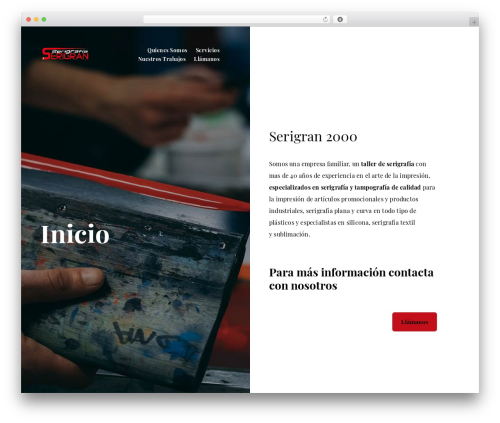 Theme WordPress Aperitive. - serigran2000.com