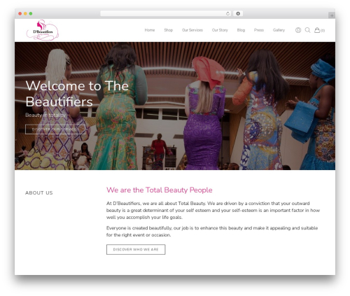 Theme WordPress Webify - thebeautifiers.com