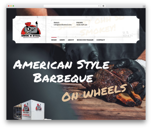 WordPress theme Divi - smoknsteel.com