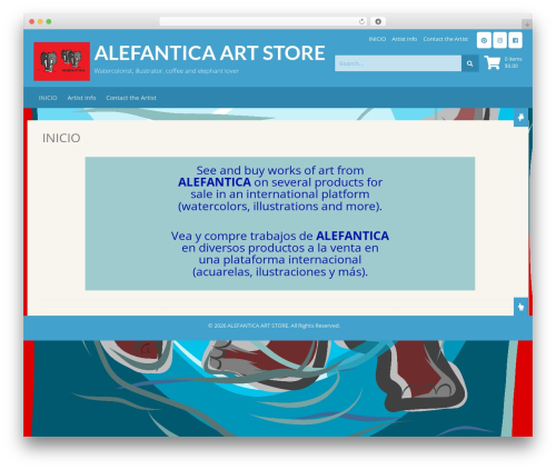 WordPress theme Store - alefantica.com WordPress theme Store - alefantica.com