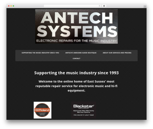 WP theme Simple Shop - antech-systems.com