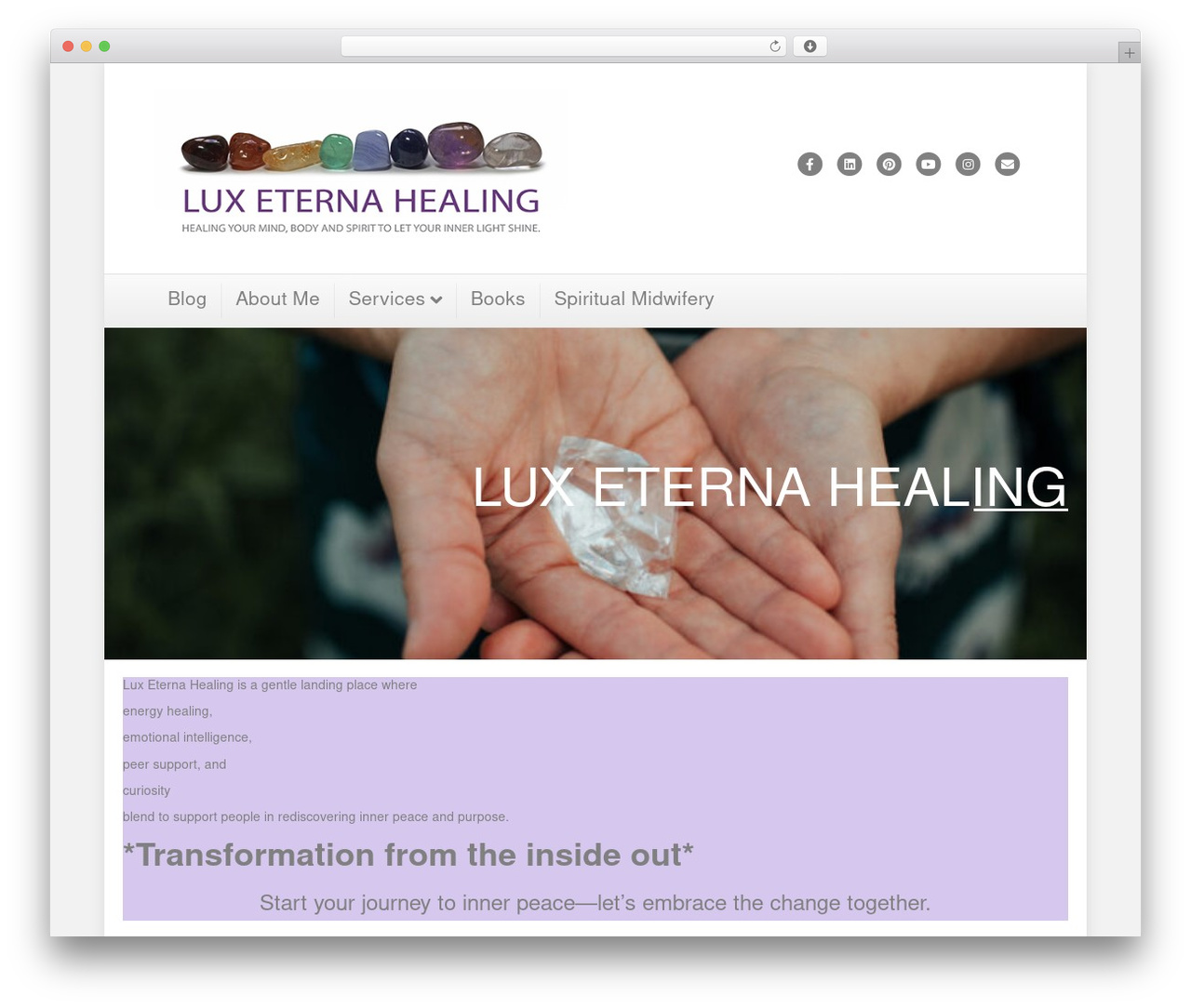 Beaver Builder Theme premium WordPress theme - luxeternahealing.com
