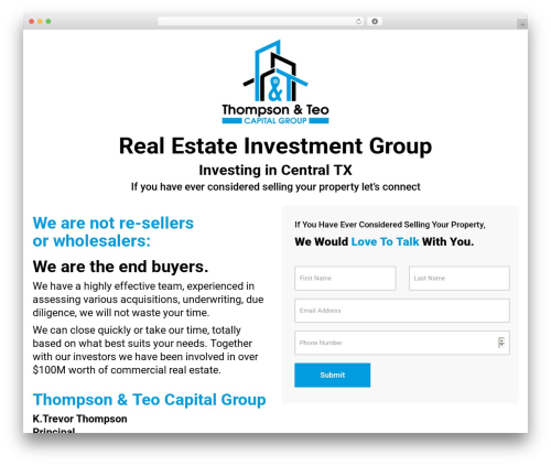 BLANK Theme WP theme - ttcapitalgroup.com