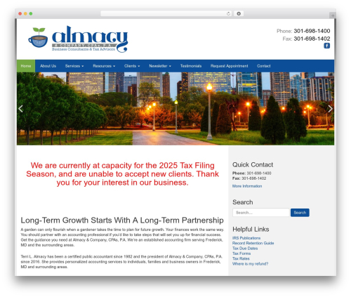 Gns newsletters WordPress plugin - almacycpa.com