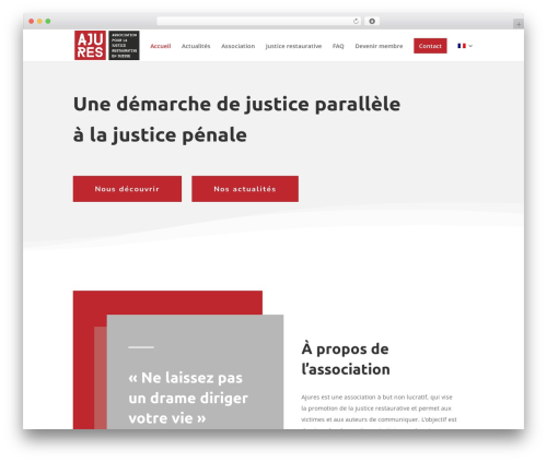 Divi WordPress theme - ajures.ch