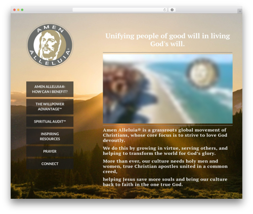 Buildable WordPress plugin - amenalleluia.com
