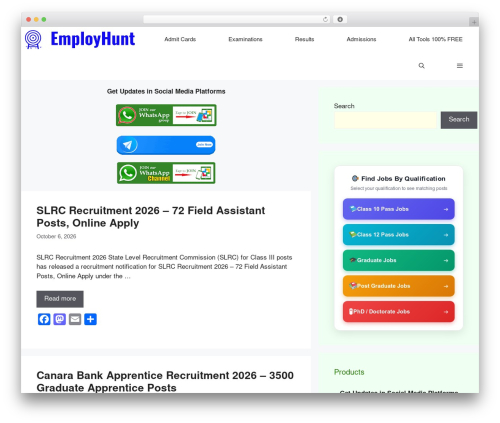 Power coupons WordPress plugin - employhunt.in