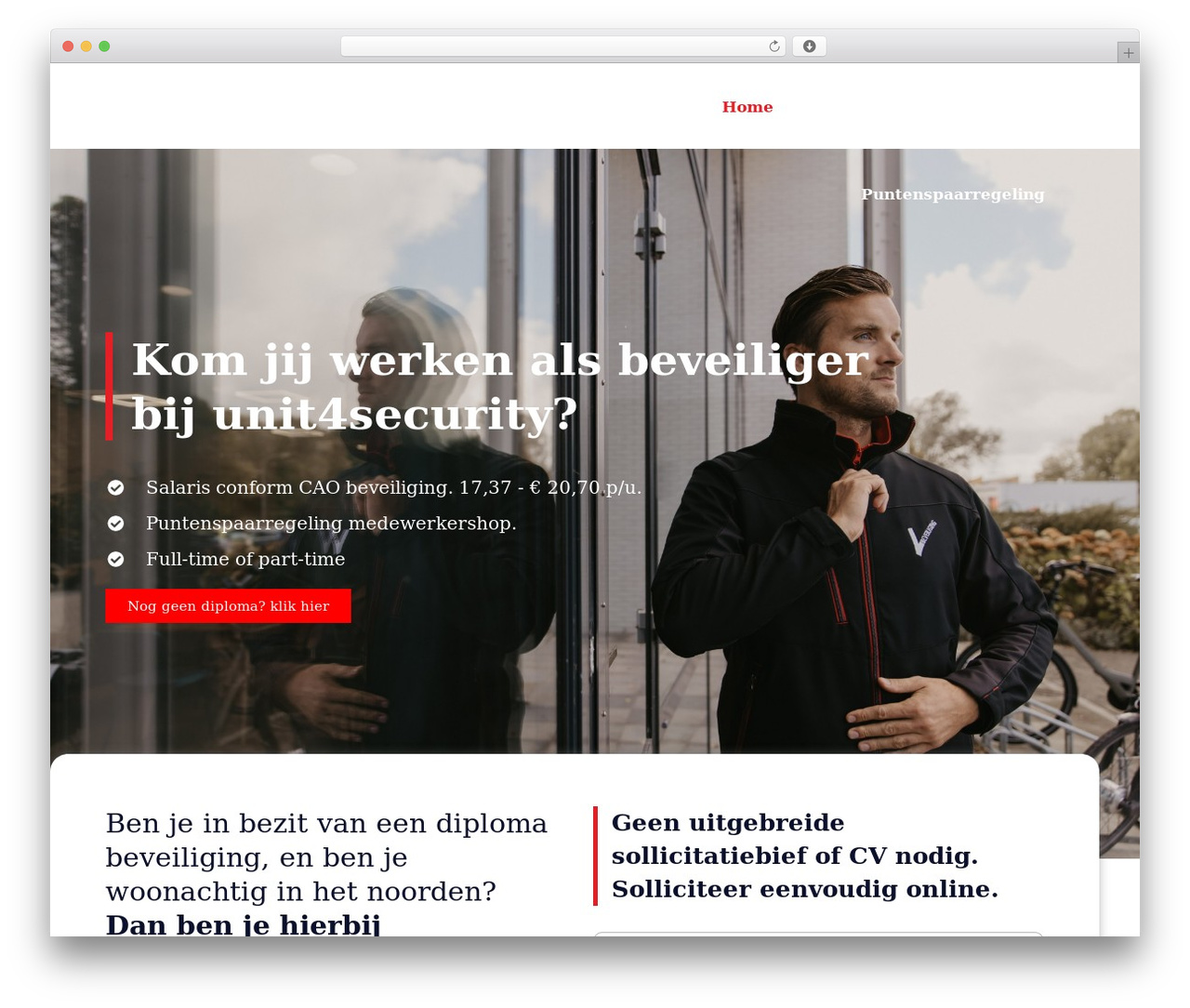 Hello Elementor theme WordPress - werkenbijunit.nl