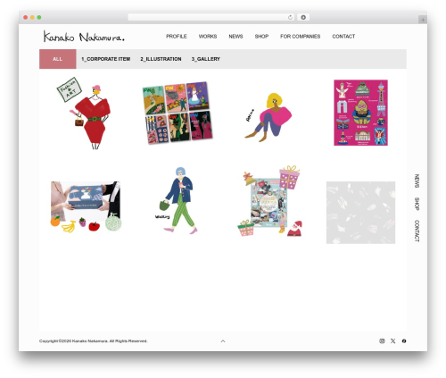 NUMERO WordPress theme - nk-5.com