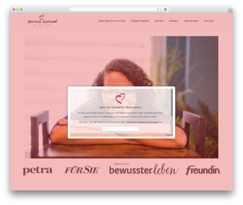 Popup builder gold WordPress plugin - www.jessicasamuel.de