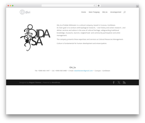 Theme WordPress Divi - idasa.info