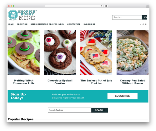 Social rocket pro WordPress plugin - semihomemaderecipes.com