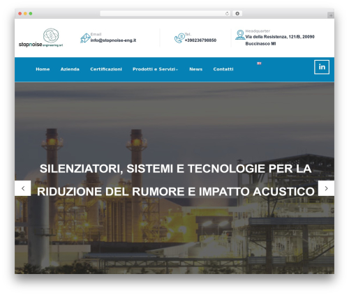 Indutri themer WordPress plugin - stopnoise-eng.it