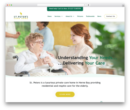 Thrive Theme Builder WordPress theme - carehomehernebay.co.uk