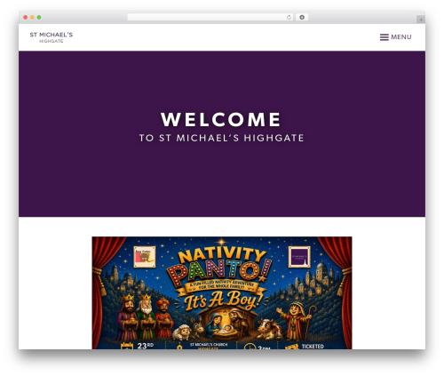 Timber WordPress theme - stmichaelshighgate.org