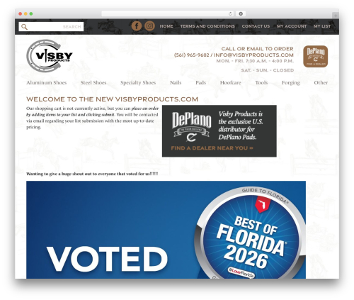 Acgshop WordPress plugin - visbyproducts.com