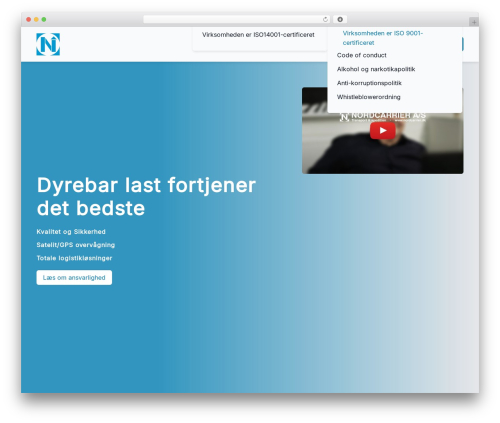 Webamp theme top WordPress theme - nordcarrier.dk