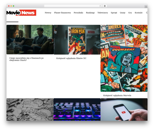 Snax WordPress plugin - movienews.pl